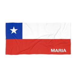 Chile Beach Towel, Flag Tovel, Of Chile, Beach Country Gift, Gift - thumbnail 3