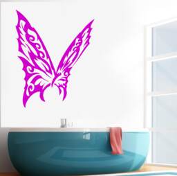 Wall Vinyl Decal Art Chic Elegant Butterfly Wings Luxury Amazing Bedroom Decor 2437Dn - thumbnail 1