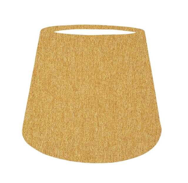 Handmade Corn Yellow Fabric Lampshade, Empire Table Lamp Shade - image 1