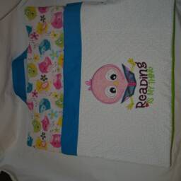 Cute Bird Reading Pocket Pillow - thumbnail 2