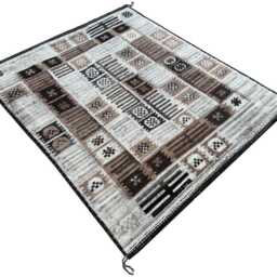 Hand-Knotted Moroccan Beni Ourain Rug, 100% Natural Wool, Modern Berber Carpet For Living Room - thumbnail 3