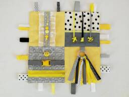 Sensory Blanket Travel Toy Fabric Activity Board Fidget - thumbnail 1