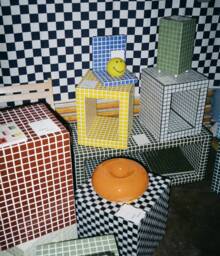 Handmade Tile Cube, Customized Shelf, Designer Furniture, Coffee Table, Book Floor Stand, Ceramic Products