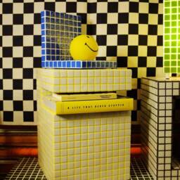 Handmade Tile Cube, Customized Shelf, Designer Furniture, Coffee Table, Book Floor Stand, Ceramic Products - thumbnail 2