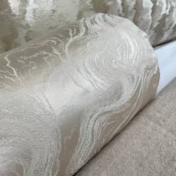 "Marble Cushion Bolster Including Insert For Bed Sofa Chair Pillow, Luxury Champagne - Cream Bedding , Luxury Pillow Accent 16""x6" - thumbnail 3