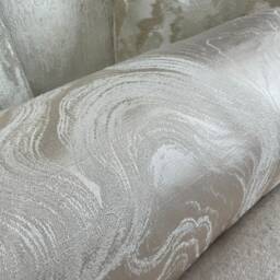 "Marble Cushion Bolster Including Insert For Bed Sofa Chair Pillow, Luxury Champagne - Cream Bedding , Luxury Pillow Accent 16""x6" - thumbnail 2