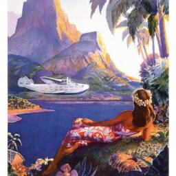 South Pacific Posters Vintage Seas Travel Prints - thumbnail 2