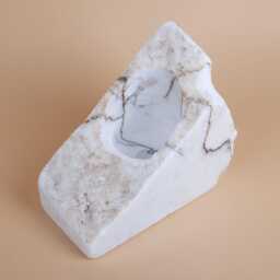 Handmade Lilac Marble Wine Bottle Holder - thumbnail 3