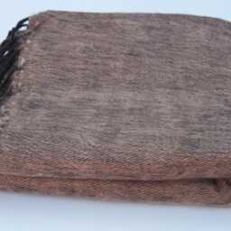 Handwoven Yak Wool Blend Blanket Scarf Elegant Travel Shawl, Nepal - thumbnail 3