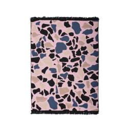 Terrazzo Kilim Rug - Recycled Cotton, Reversible Colorful - thumbnail 3