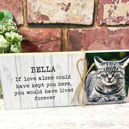 Rabbit Memorial Gift, Pet Frame, Gift, Plaque, Photo Remembrance Keepsake - thumbnail 4