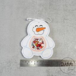 Snowman Treat Bag, Gift Party Favour, Stocking Filler, Christmas Eve Box Filler - thumbnail 2