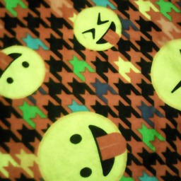 Emoji Double Sided Flannel Baby Blanket - thumbnail 2