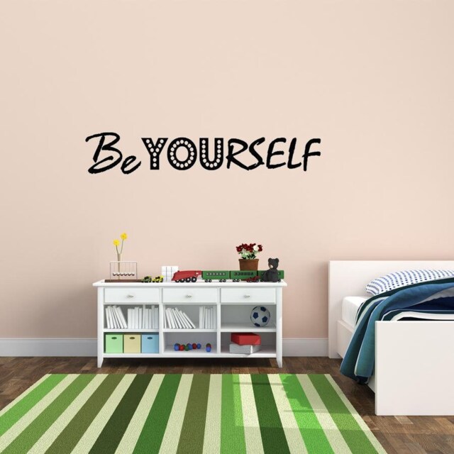 Vwaq Be Yourself Wall Decal Inspirational Quote You Art Vwaq-1653 - image 1