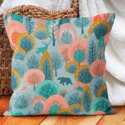 Lion & Monkey Pillow Case/Children's Room Gift/Nursery Cover/Kids Decor/Kids Case - thumbnail 2