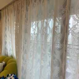 Jacquard White Design Voile Sheer Curtains Custom Curtain Made To Measure - thumbnail 4
