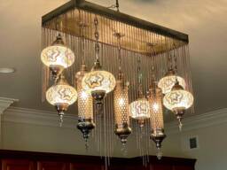 Chandelier Lamp, Turkey Moroccan Light, Moroccan Lighting, Turkish Light, Moroccan Lamp, Moroccan Pendant, Moroccan Lantern - thumbnail 1
