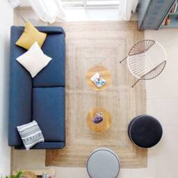 Jute Rug. Vegan & Ecologic Natural Fiber Original Organic Rugs. Feng Shui Home - thumbnail 1