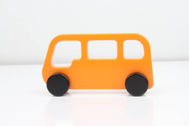 Wooden Bus, Toy Autobus, Motorbus, Handmade - image 1