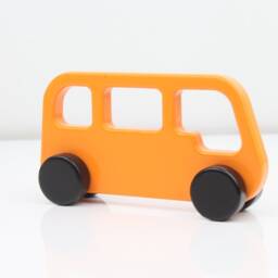 Wooden Bus, Toy Autobus, Motorbus, Handmade - thumbnail 3