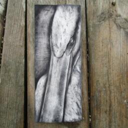 Pelican Sculpture Hand Made Picture Tile Relief Art - thumbnail 4