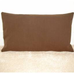 "Oblong Pillow Cover 12x20 Stag Fox Owl With Pompoms & Zip Autumn Bolster Tree Wildlife Deer Rabbit Squirrel 20""x12" - thumbnail 2