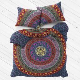 Bohemian Mandala Queen Duvet Cover Set Indian Tapestry Bedding - thumbnail 2