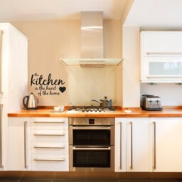 Kitchen Heart Home Quote - Wall Decal Custom Vinyl Art Stickers - thumbnail 2