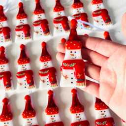 Traditional Cute Snowman Fused Glass Christmas Tree Decoration, Snowman Cornish Fused Glass, Cornwall - thumbnail 3