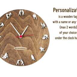 Handmade Wooden Diving Clock Ocean Sea Decor - thumbnail 4