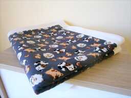 Baby Blanket, Boys & Girls, Fine Corduroy, Cow Patterns, Pigs, Lambs