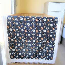 Baby Blanket, Boys & Girls, Fine Corduroy, Cow Patterns, Pigs, Lambs - thumbnail 2