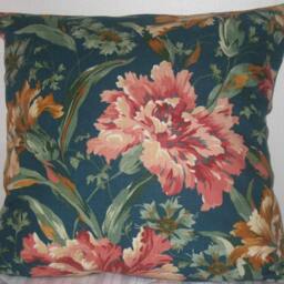 "Floral Pattern Decorative Pillow Cover-20""x20" - thumbnail 2