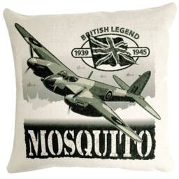 De Haviland Dh98 Mosquito Raf World War 11 Multirole Fighter Bomber Combat Aircraft Action Design Cushion Inner Included - thumbnail 1