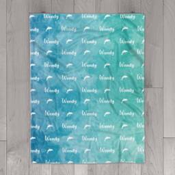 Personalized Name Blanket For Baby/Kids/Youth/Adult, Birthday Gift, Baby Single Sided Printing , Christmas Gift - thumbnail 2