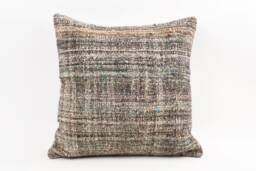 Handmade Turkish Kilim Pillow Cover 20''x20'' Boho Cushion - thumbnail 1