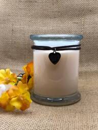 Hand Poured Soy Wax Candle 12 Oz Apothecary Jar With Cotton Wick - thumbnail 1