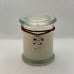 Hand Poured Soy Wax Candle 12 Oz Apothecary Jar With Cotton Wick - thumbnail 3