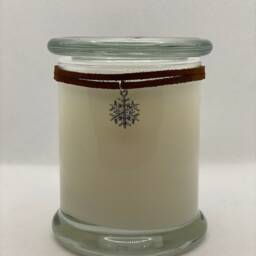 Hand Poured Soy Wax Candle 12 Oz Apothecary Jar With Cotton Wick - thumbnail 2
