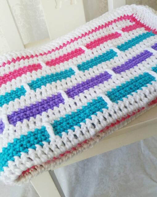 Crochet Baby Blanket, Blanket For Girls - image 1