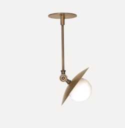 Ceiling Light, Modern Ceiling Aged Brass Ul Listed. No.0325 - thumbnail 1