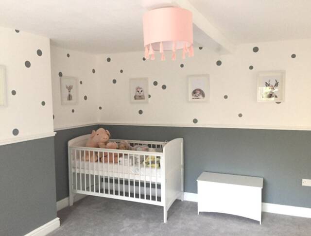 Polka Dot Wall Stickers, Decals, Kids Room Decor, Nursery Circle Polka Nursery Decor - image 1