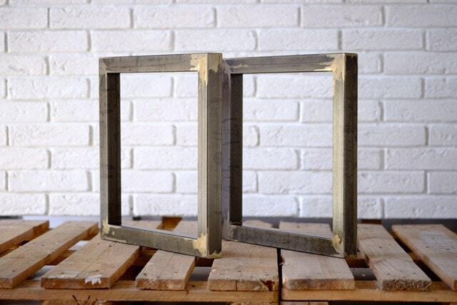Set Of 2 Metal Legs For Bench, Coffee Table, Industrial Style Furniture - image 1