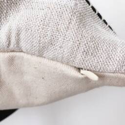 Natural & Black Striped Pillow Cover - thumbnail 4