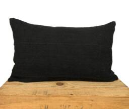 Black African Mud Cloth Pillow Cover Print Mudcloth - thumbnail 1