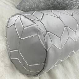 "Geometric Cushion, Bolster Cushion 16"" X 6" - thumbnail 2