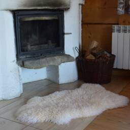 Genuine Curly Sheepskin Rug 100% Natural Color Soft Wool, Schaffell, Hygge - thumbnail 2