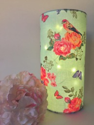 Bird Lamp - Bedside Shabby Chic Victorian Bedroom Decorations Fairy Light Nightlight - thumbnail 1