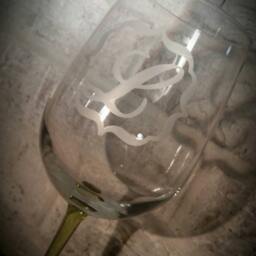 Initial Or Monogrammed Wine Bottle Lamp-Light Up Bottle-Custom Lamp-Last Name Gift-Monogram Gift-Personalized Gift - thumbnail 4