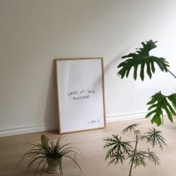 Music Wall Art, Print Poster, Minimalist Hand Written Quote Print, Living Room Decor, Drawn Songs We Sing Together - thumbnail 2